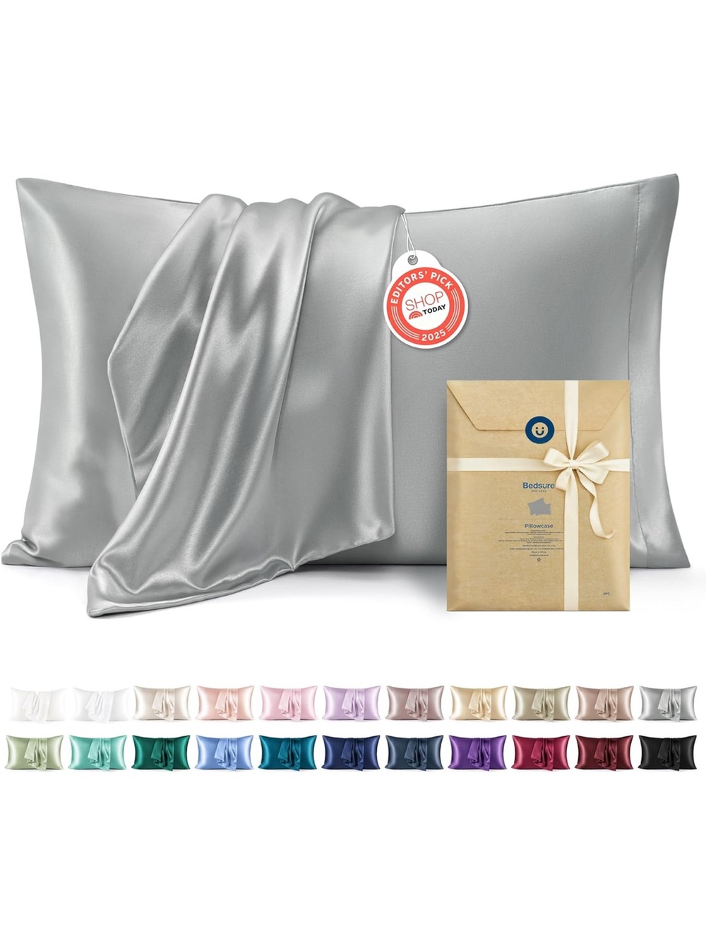 Satin Pillowcase Pair - Smooth Silk-Like Sleep